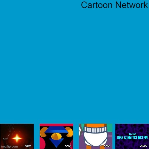 Cartoon Network X Weezer | Cartoon Network | image tagged in blank weezer blue album edit | made w/ Imgflip meme maker