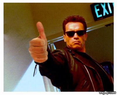 Terminator Thumbs Up | image tagged in terminator thumbs up,memes,thumbs up | made w/ Imgflip meme maker