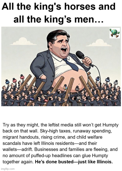 What are the biggest challenges facing JB Pritzker if he seeks reelection in the 2026 Illinois gubernatorial race? | image tagged in maga,conservative,illinois,governor | made w/ Imgflip meme maker