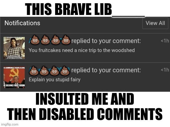 No argument , just hate | 💩💩💩💩; 💩💩💩💩 | image tagged in liberal logic,well yes but actually no,tds,cloudy with a chance of meatballs,disconnected,alt-account king | made w/ Imgflip meme maker