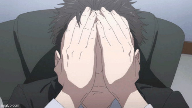 Higuruma Stressed | image tagged in higuruma stressed | made w/ Imgflip meme maker
