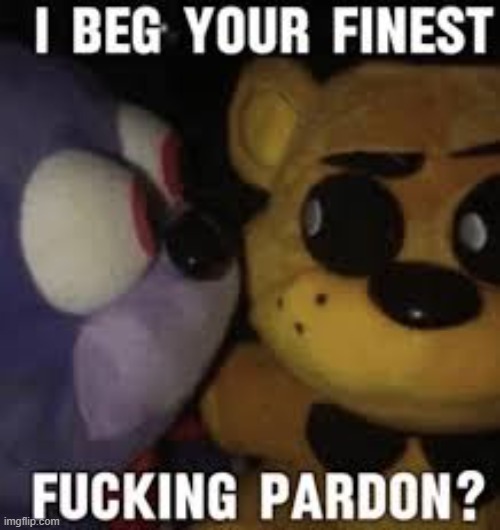 I Beg Your Finest Pardon (UNCENSORED) | image tagged in i beg your finest pardon uncensored | made w/ Imgflip meme maker