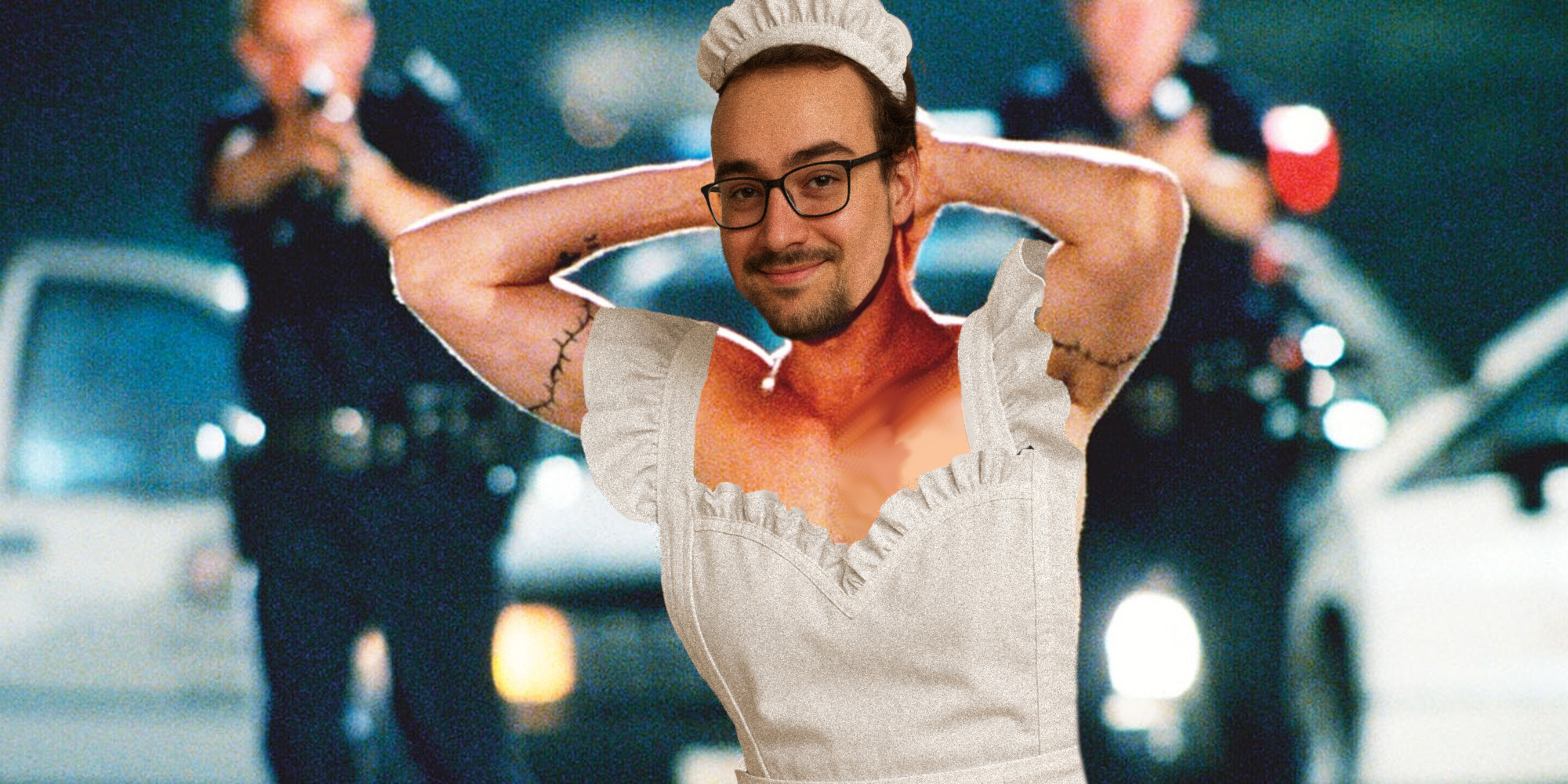 DrussNBubba Maid Costume Blank Meme Template