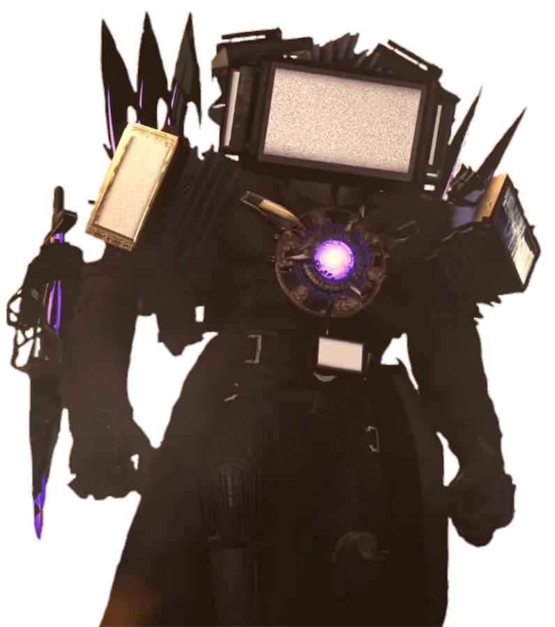 Titan TV Man 2.0 Damaged Blank Meme Template
