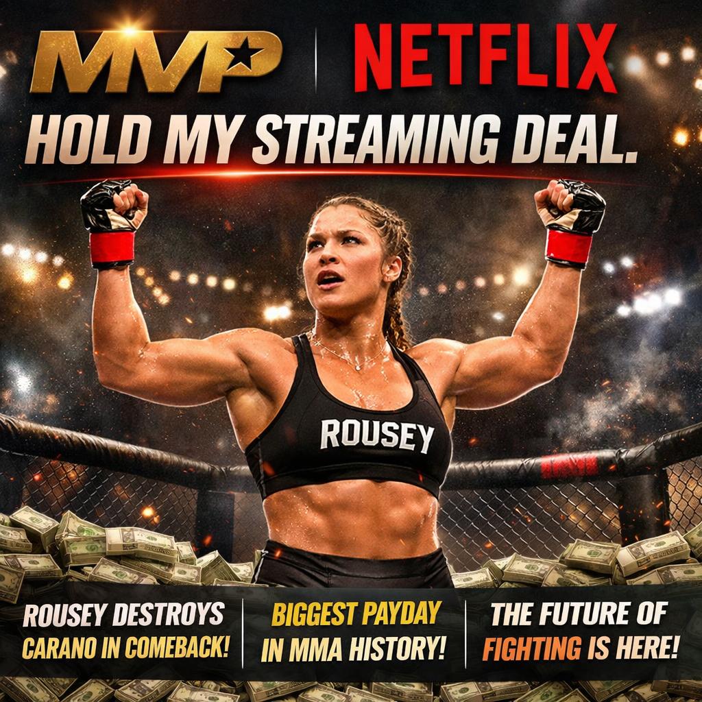 MVP+Netflix: “Hold my streaming deal.”  https://www.cbsnews.com/ Blank Meme Template