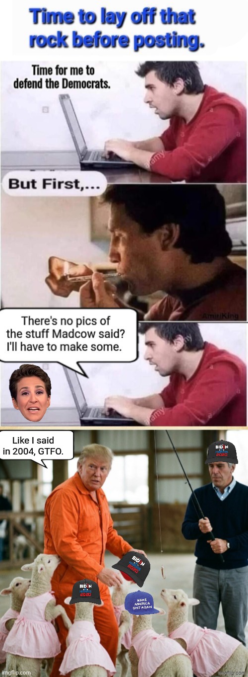 How AI slop gets created 2 | Like I said in 2004, GTFO. | image tagged in mad,evil cows,delusional,ai slop | made w/ Imgflip meme maker