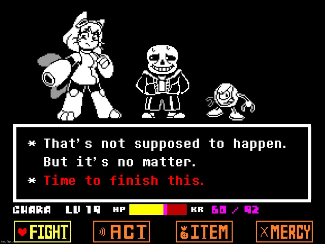 I watched the Gameoverse pilot the other day, it's so peak | image tagged in undertale,gameoverse,crossover,not my art,you're genocides,this could actually happen tho | made w/ Imgflip meme maker