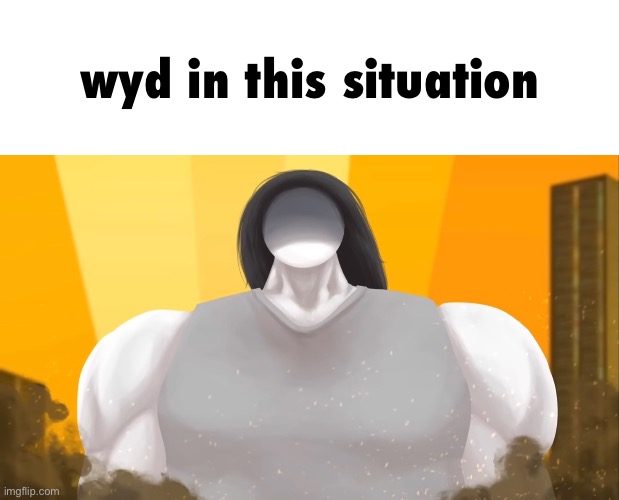 “i heard you’re pretty strong” ahh mitsi | wyd in this situation | image tagged in alan becker,i hate knitters | made w/ Imgflip meme maker