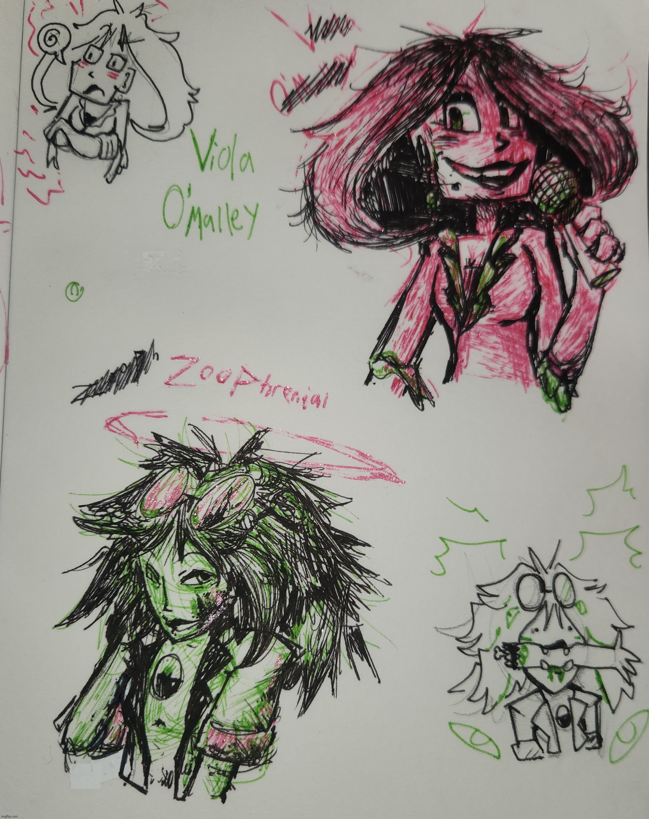 Zoo and viola (oc art) | made w/ Imgflip meme maker