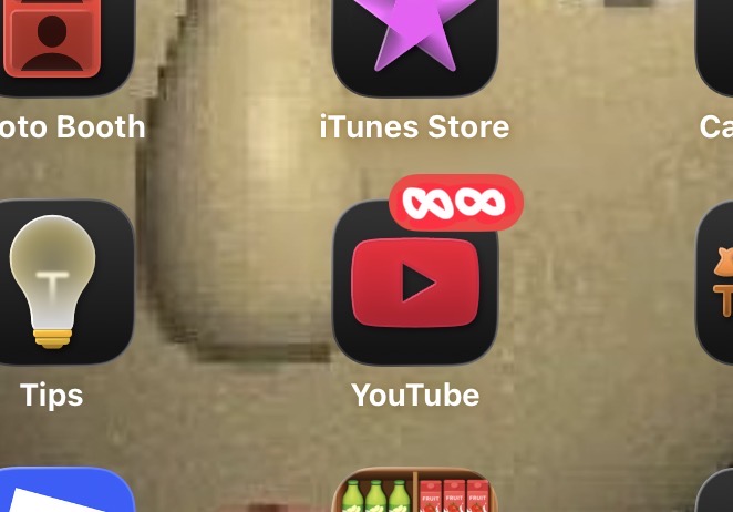 YouTube with double infinite notification Blank Meme Template
