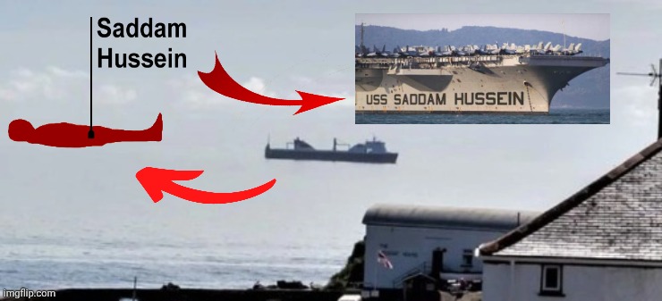 Saddam Hussein, boat | image tagged in saddam hussein,boat | made w/ Imgflip meme maker