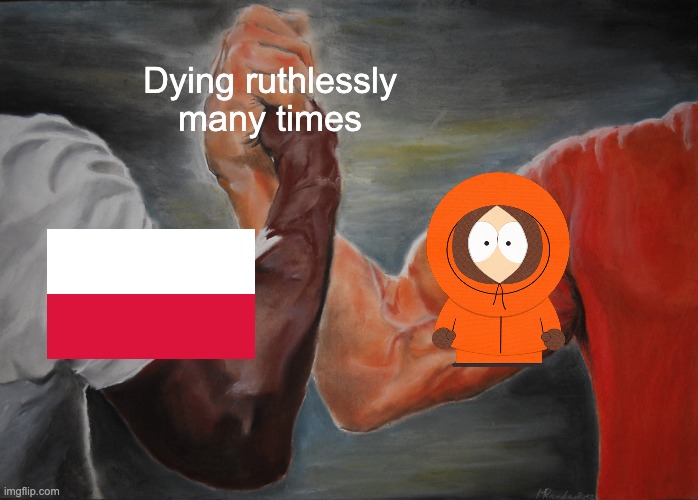 They are both bullied. A LOT | Dying ruthlessly many times | image tagged in memes,epic handshake | made w/ Imgflip meme maker