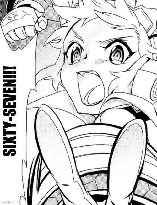 Sixty-seven!!! | image tagged in memes,brainrot,manga | made w/ Imgflip meme maker