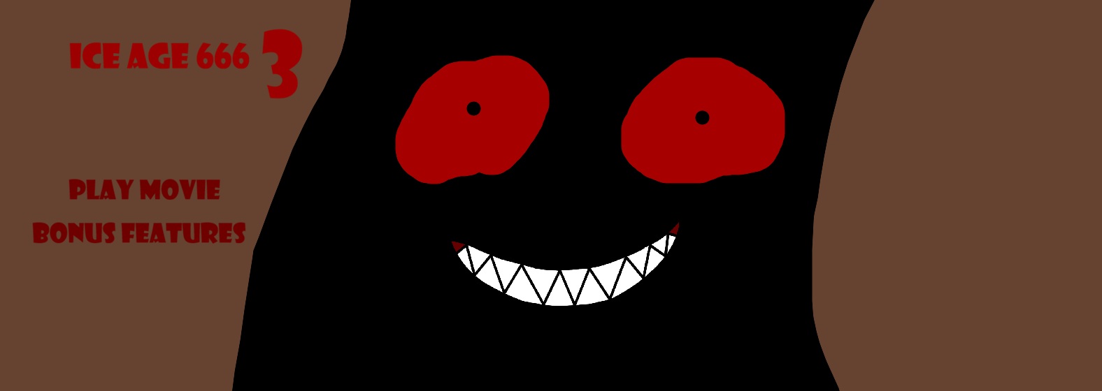ice age 666 3 DVD menu Blank Meme Template
