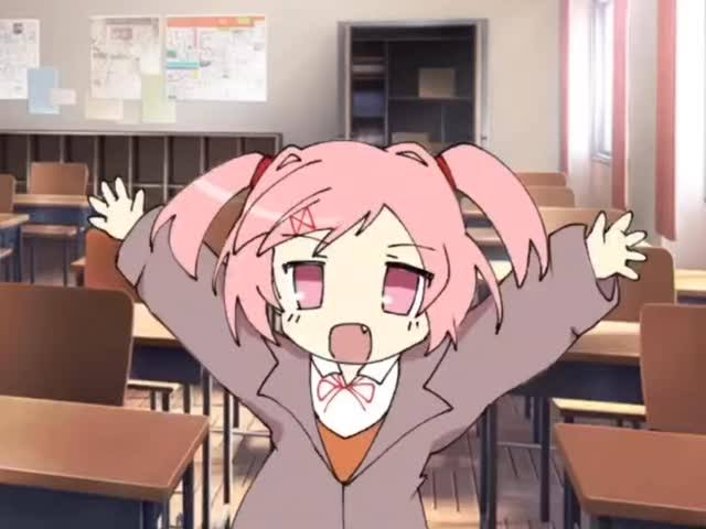 High Quality 2000s Moe Natsuki Blank Meme Template