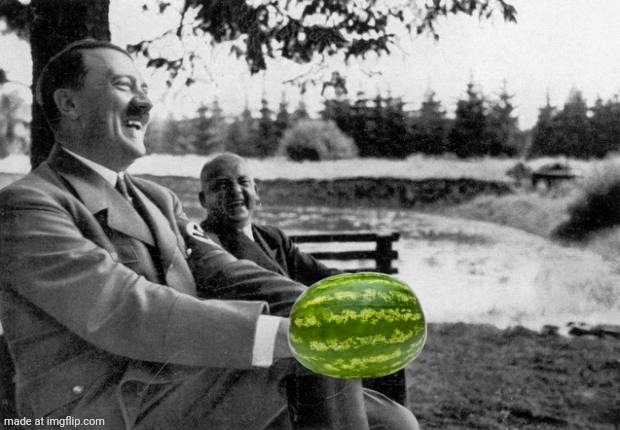 Adolf Hitler laughing | image tagged in adolf hitler laughing | made w/ Imgflip meme maker