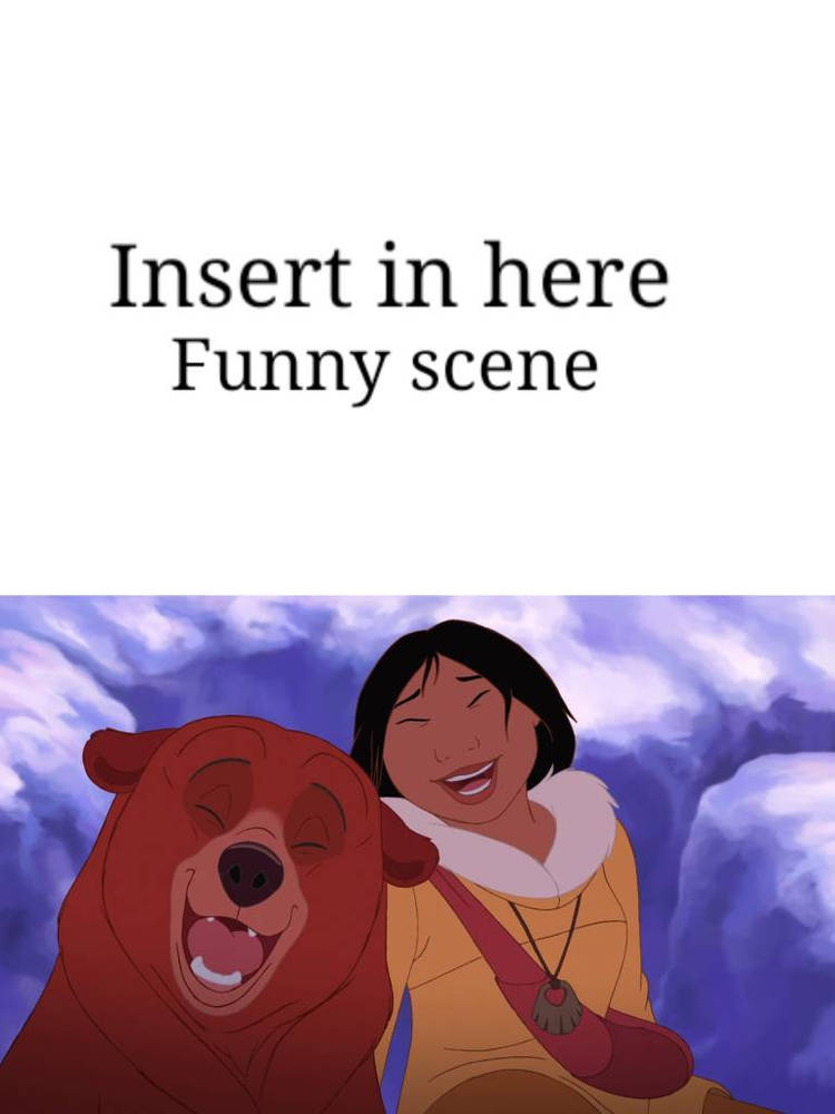 Kenai and Nita Laughs At what Blank Meme Template