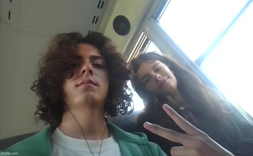 Me n' my sister | image tagged in img_20260518_072955 jpg | made w/ Imgflip meme maker