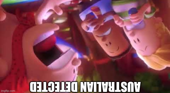 *screams in Australian* | AUSTRALIAN DETECTED | image tagged in captain underpants scream,australia,upside down,meanwhile in australia,detected,goofy ahh | made w/ Imgflip meme maker