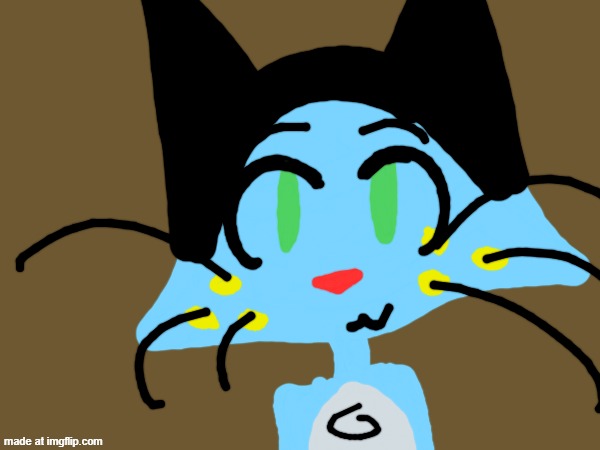 Oggy as an actual cat | image tagged in oggy and the cockroaches,drawing | made w/ Imgflip meme maker