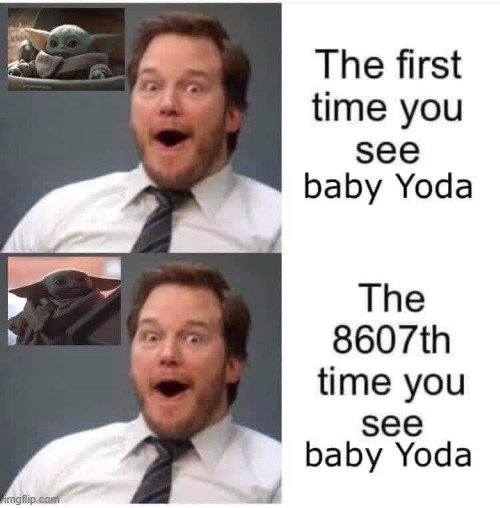 Grogu is STILL Cute | image tagged in hijqj1vxmaae8gw jpg | made w/ Imgflip meme maker