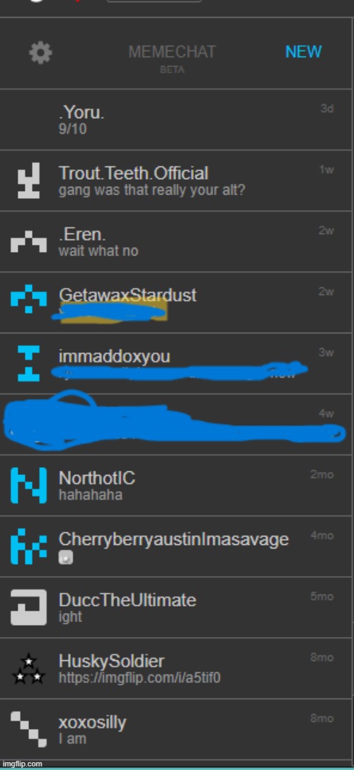 people talking about some dead chat while my chat is a cemetry | made w/ Imgflip meme maker