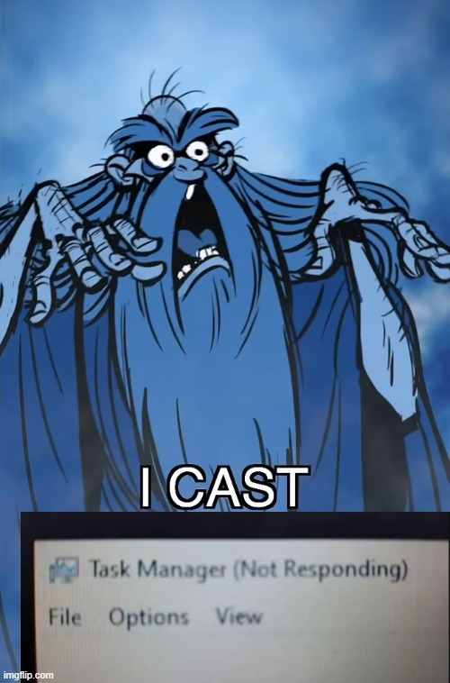 I Cast | image tagged in i cast | made w/ Imgflip meme maker