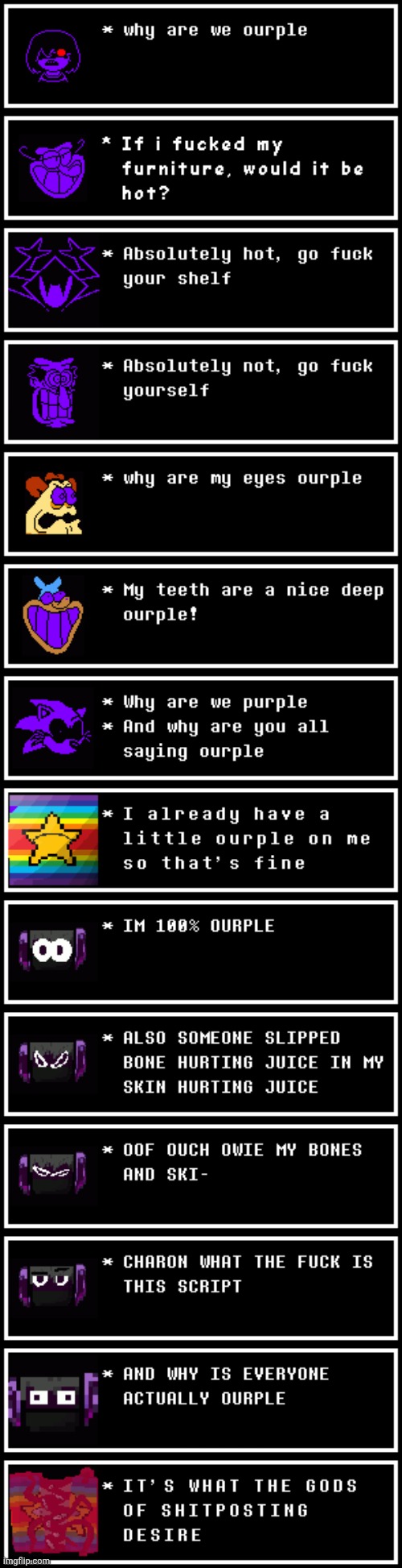 mmmh tasty purple | image tagged in hdbhd | made w/ Imgflip meme maker