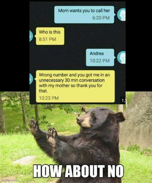 This meme is labeled as inappropriate by our system. Change it! (I had to change the meme lol) | image tagged in memes,how about no bear | made w/ Imgflip meme maker