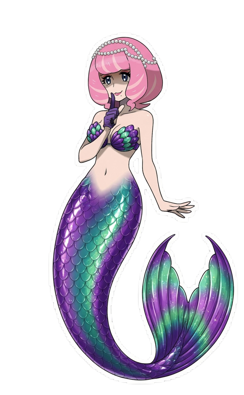 Klara Mermaid Blank Meme Template