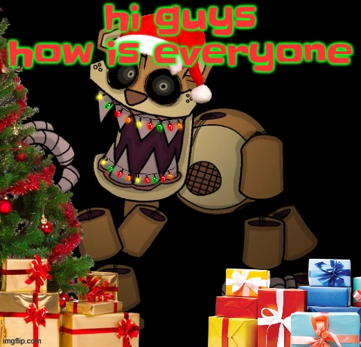 gonna try to beat inscryption today | hi guys how is everyone | image tagged in goldenfriedrich jolly temp | made w/ Imgflip meme maker