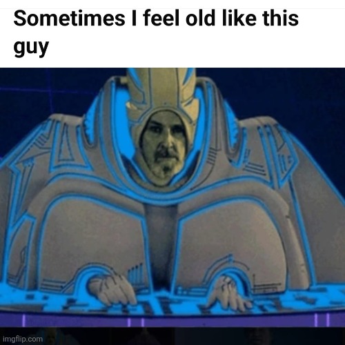 Dumont | image tagged in tron,80's,movie,old guy,gen x | made w/ Imgflip meme maker