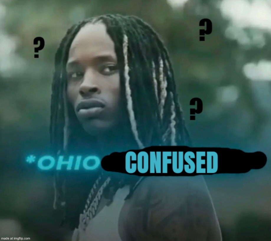 ohio confused | image tagged in ohio confused | made w/ Imgflip meme maker