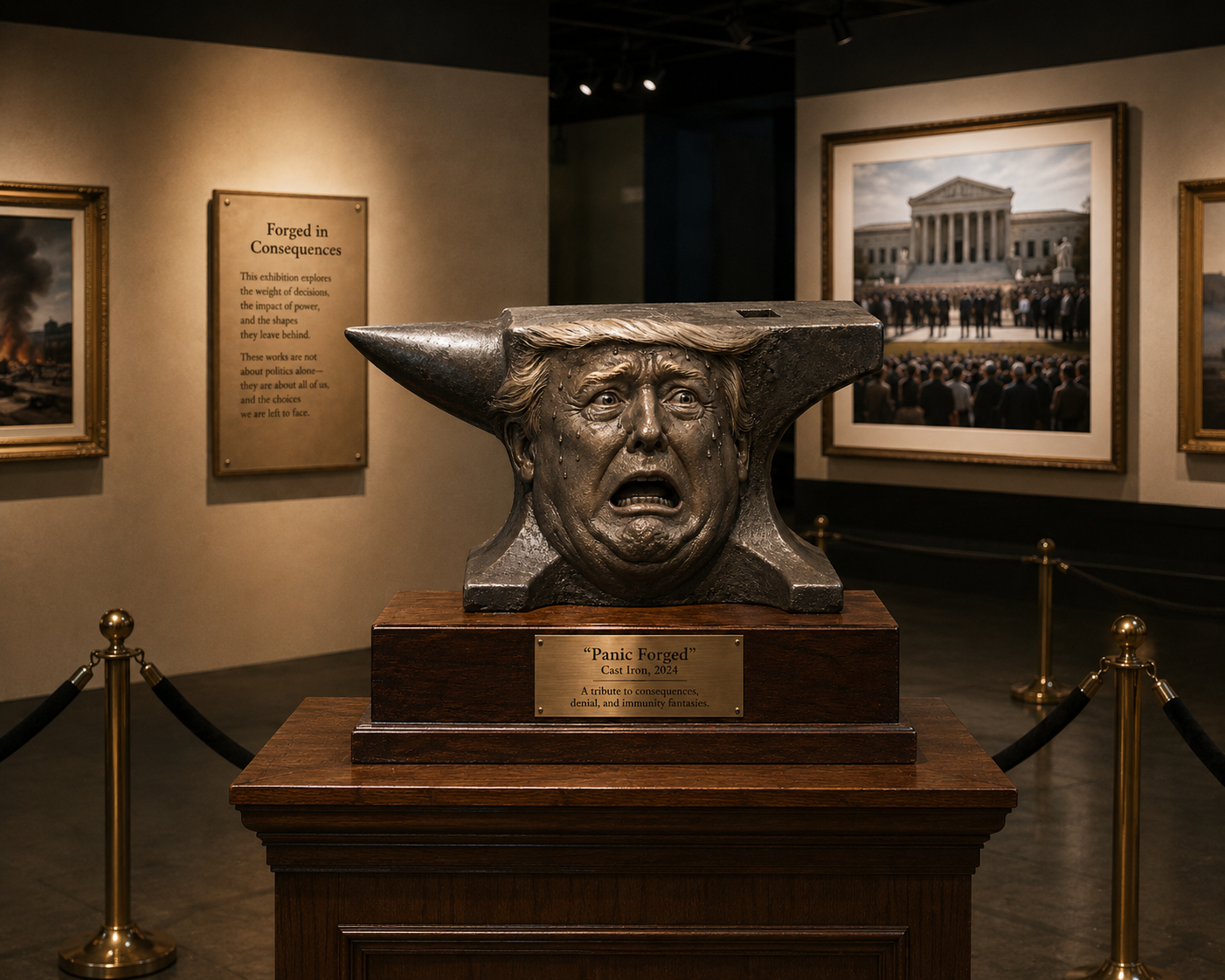 Trump the Anvil weighs down Republicans in general elections. Blank Meme Template