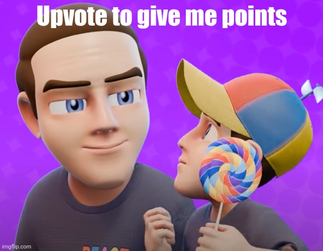 ReactBot and his son | Upvote to give me points | image tagged in reactbot and his son | made w/ Imgflip meme maker