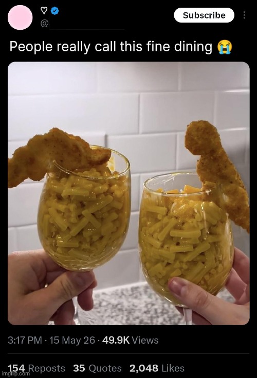 Fine Dining | People really call this fine dining 😭 | image tagged in fine dining,macgyver,weird,funny,twitter | made w/ Imgflip meme maker