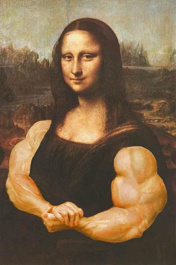 mona rock Blank Meme Template