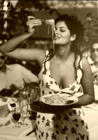 Sophia Loren pasta Blank Meme Template