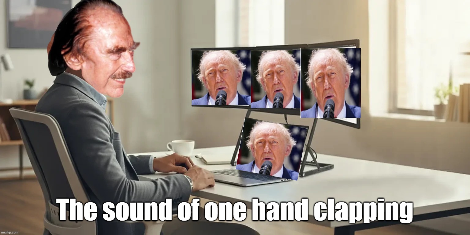 The sound of one hand clapping | made w/ Imgflip meme maker