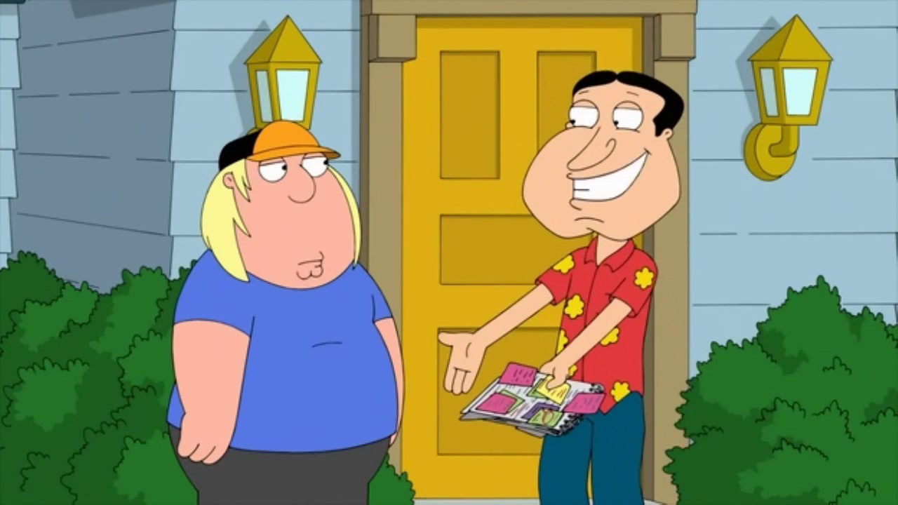Chris Griffin and Glenn Quagmire Blank Meme Template