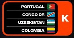 FIFA World Cup 2026 Group K Blank Meme Template