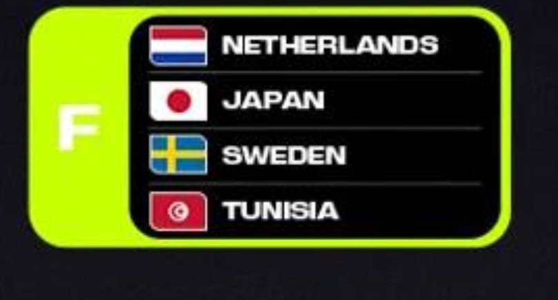 FIFA World Cup 2026 Group F Blank Meme Template