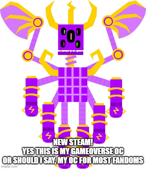 yeeet | New steam!

yes this is my gameoverse oc

or should i say, my oc for most fandoms | image tagged in tags | made w/ Imgflip meme maker