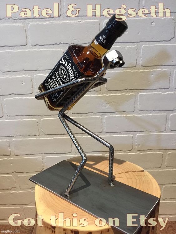 Rebar Bottle holder JPP | Patel & Hegseth; Got this on Etsy | image tagged in rebar bottle holder jpp | made w/ Imgflip meme maker
