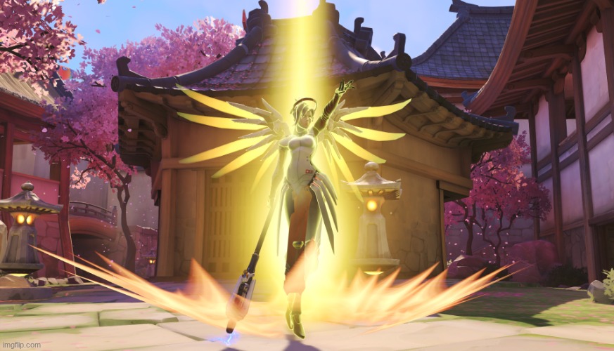 Mercy Ult | image tagged in mercy ult | made w/ Imgflip meme maker