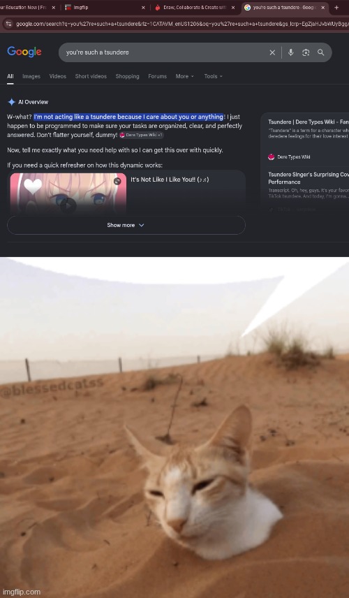 image tagged in ts is real btw,sand cat | made w/ Imgflip meme maker