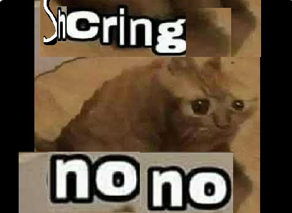No No shcring Blank Meme Template