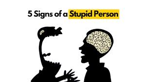 5 Signs of a Stupid Person Blank Meme Template