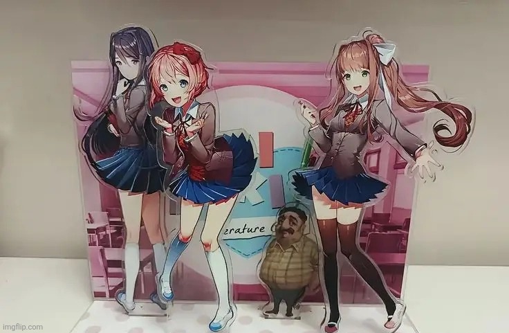 Doki doki | made w/ Imgflip meme maker