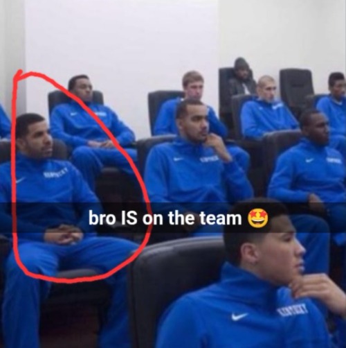 bro IS on the team | image tagged in bro is on the team | made w/ Imgflip meme maker